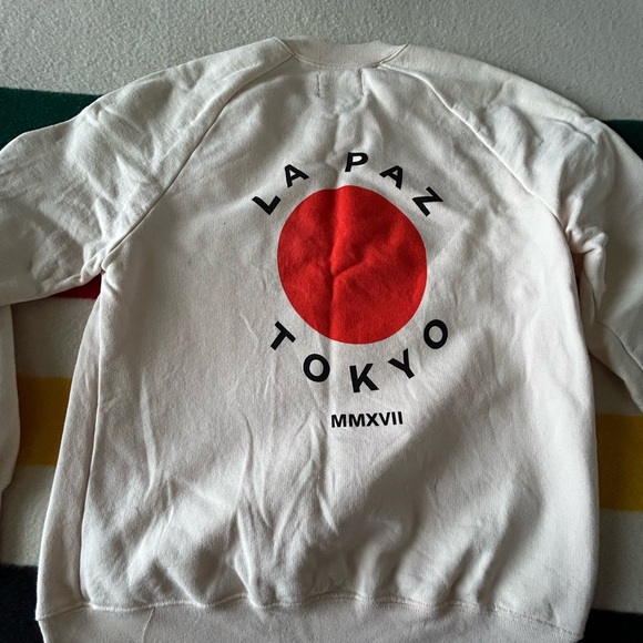 LA PAZ Tokyo red circle Sweatshirt S - Picture 6 of 7